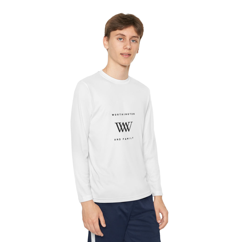 Youth Long Sleeve Tee — Wholeness Logo Front & Back