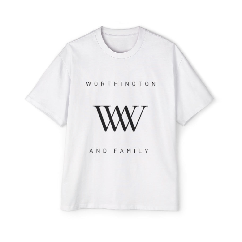 Worthington & Family Monogram Tee — Hustle More, Less Coffee Graphic Shirt